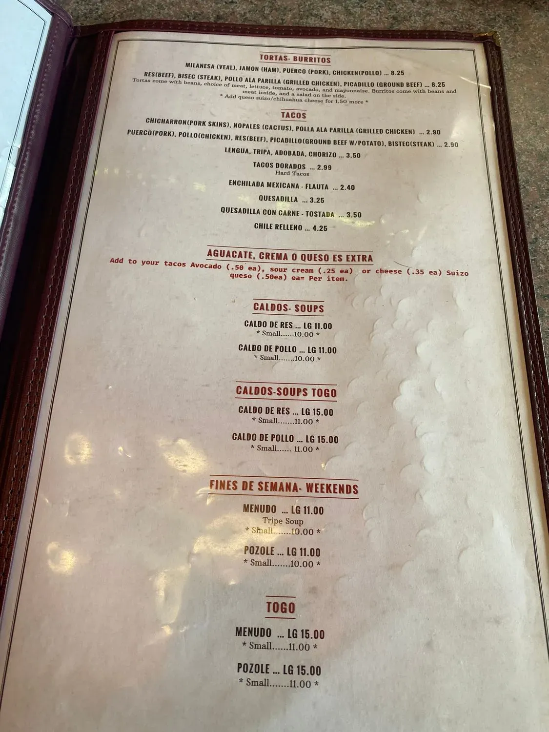 Menu 3