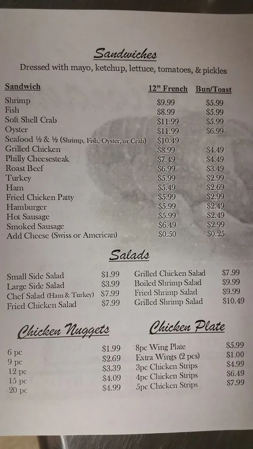 Menu 6