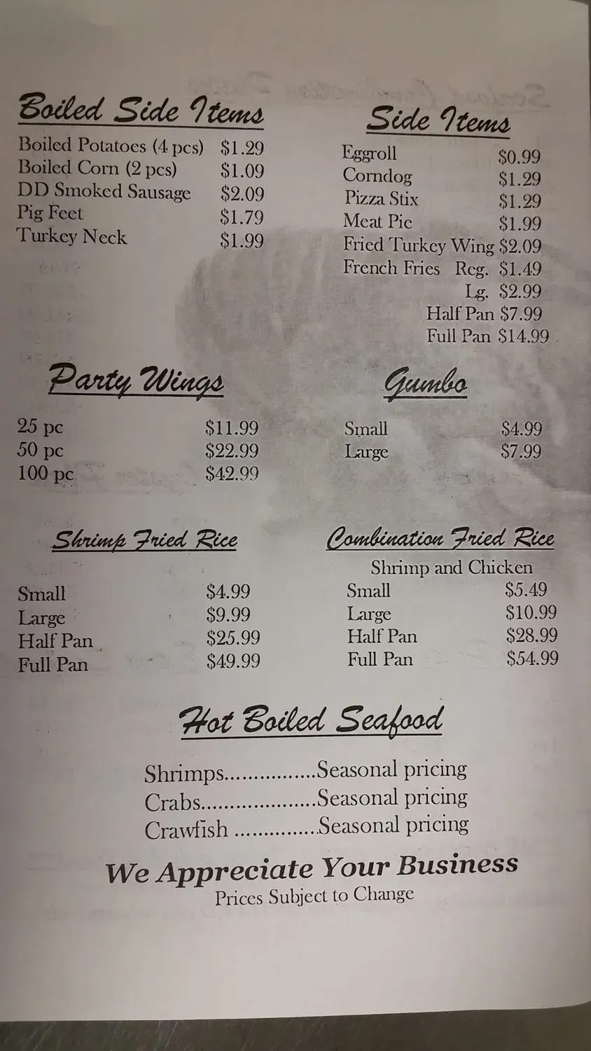 Menu 4