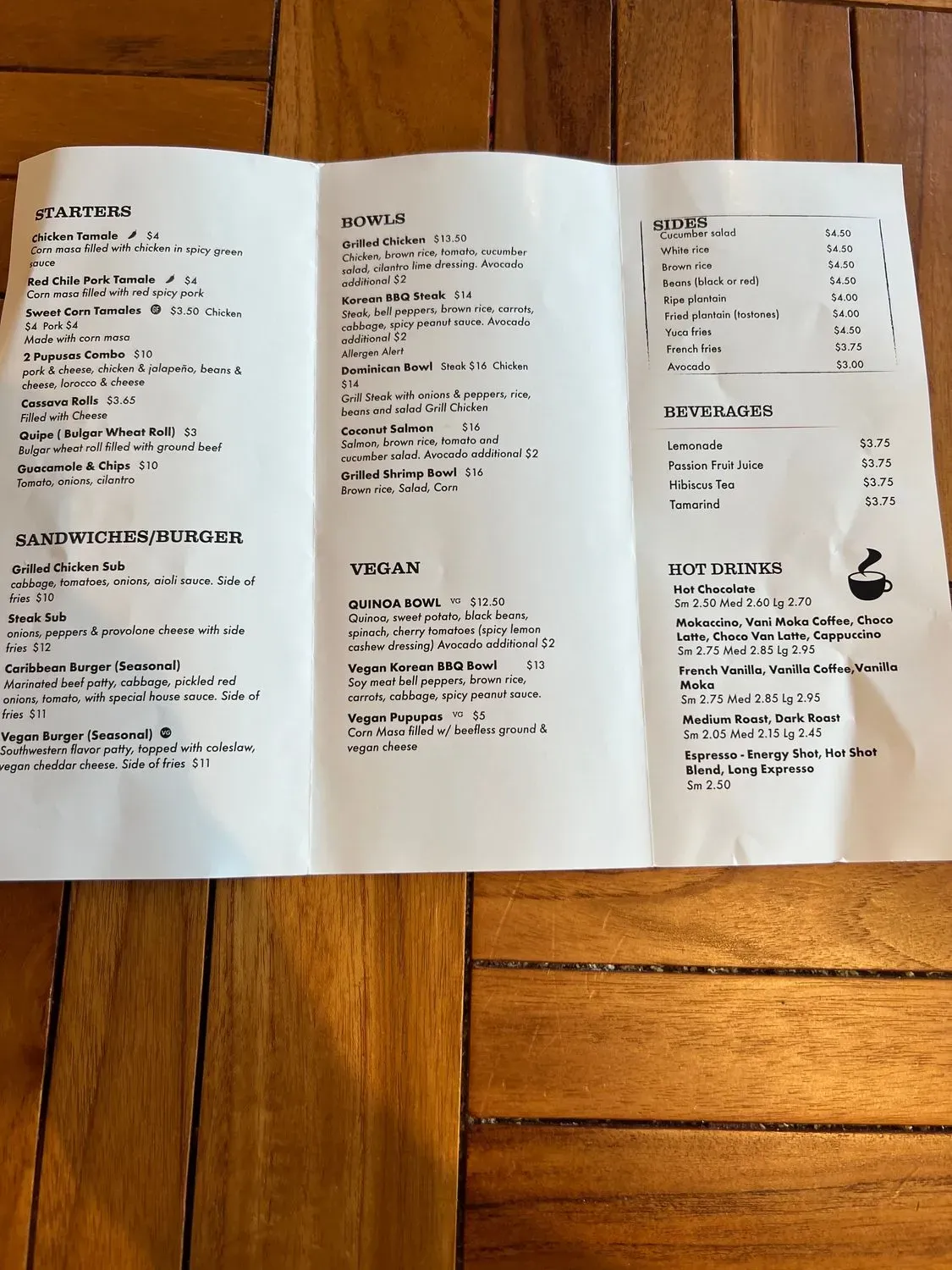 Menu 5