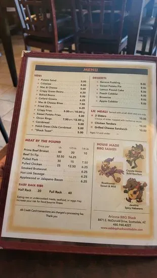 Menu 5