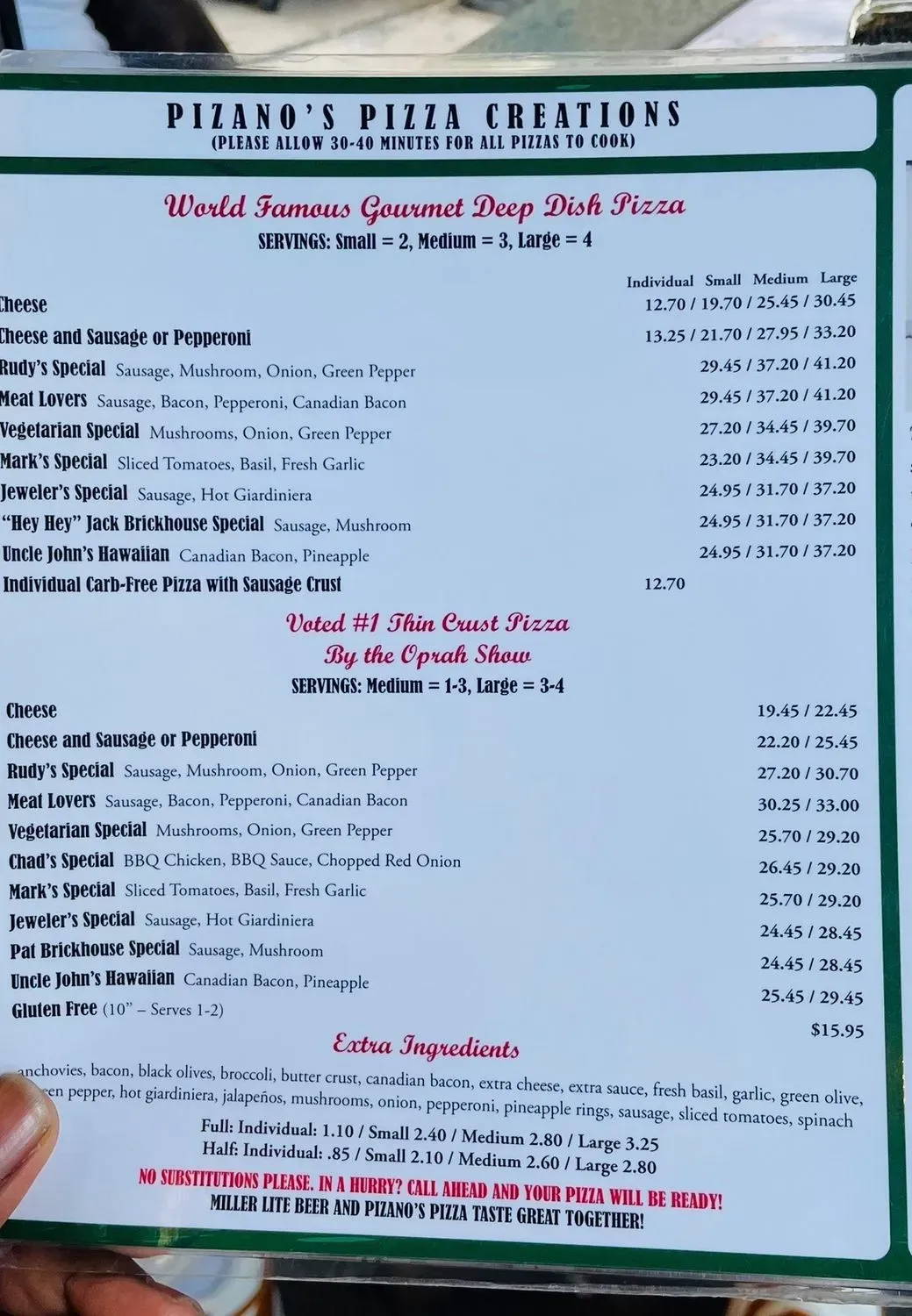 Menu 6