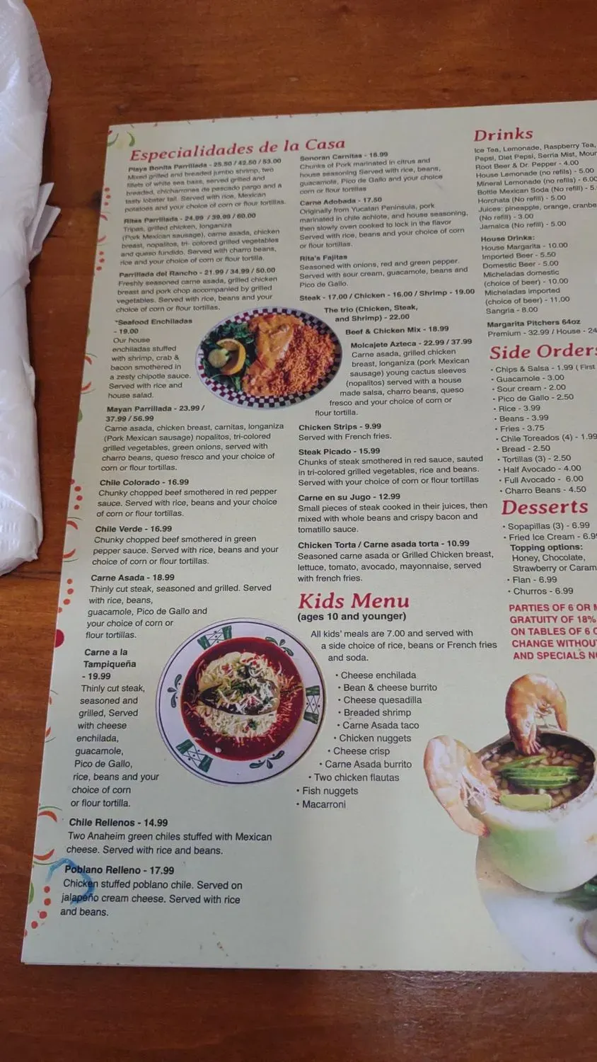 Menu 5