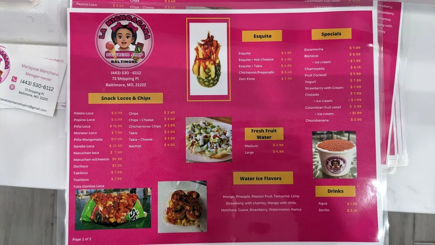 Menu 3