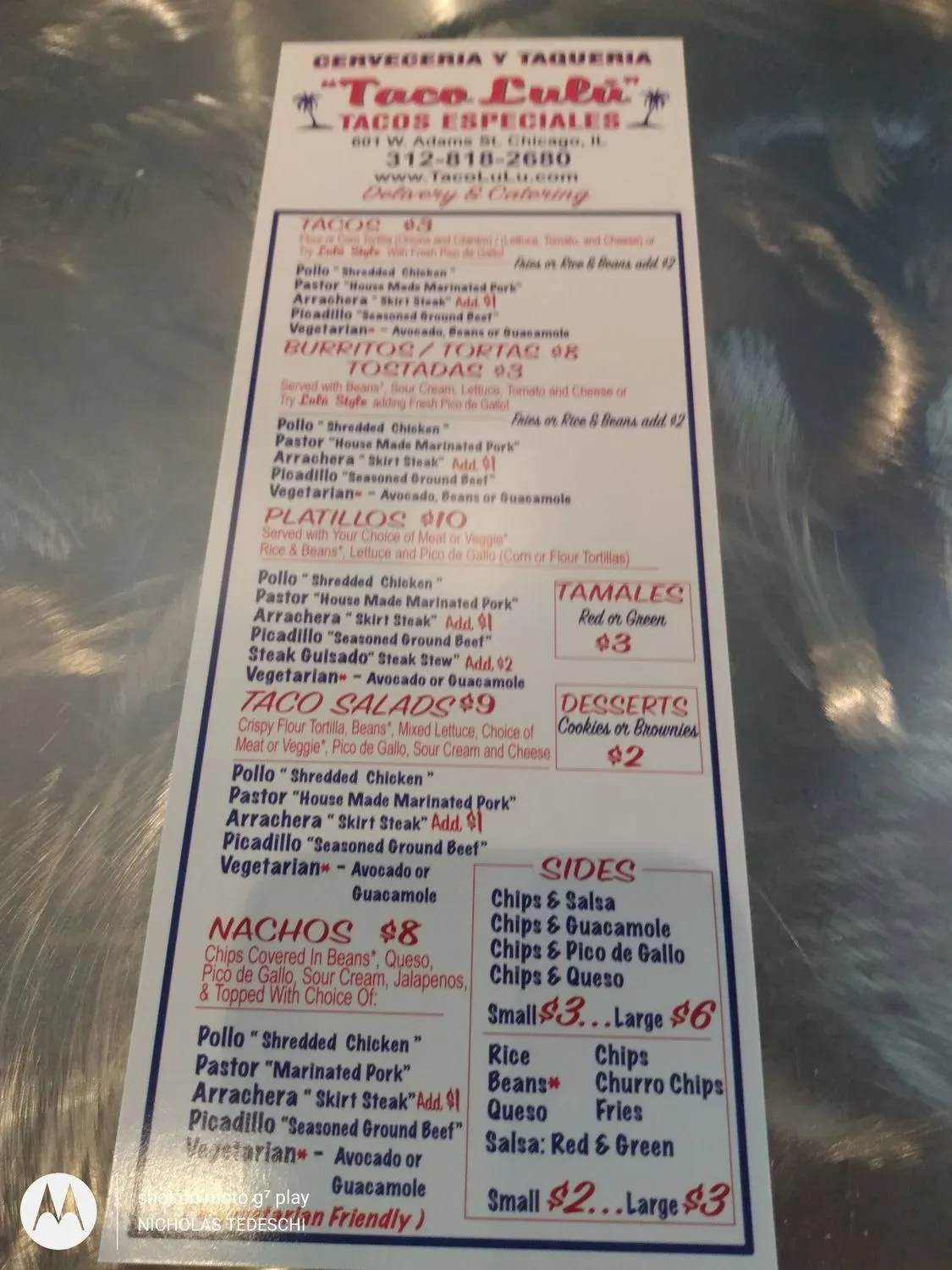 Menu 6