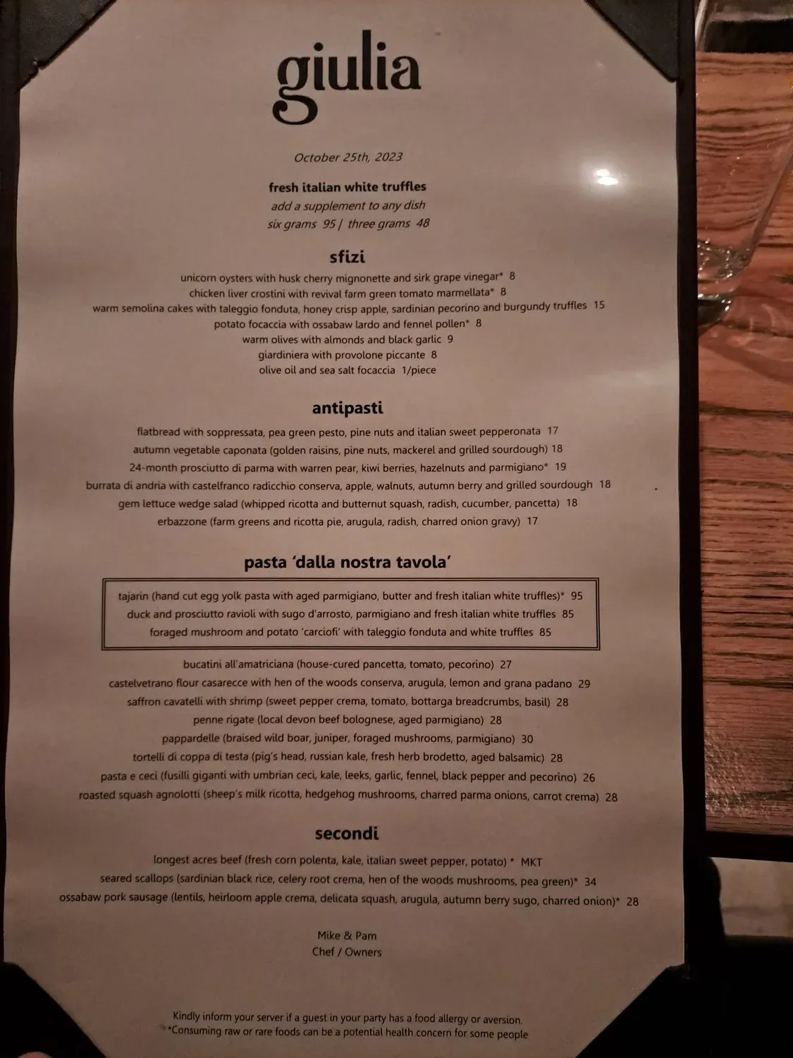 Menu 4