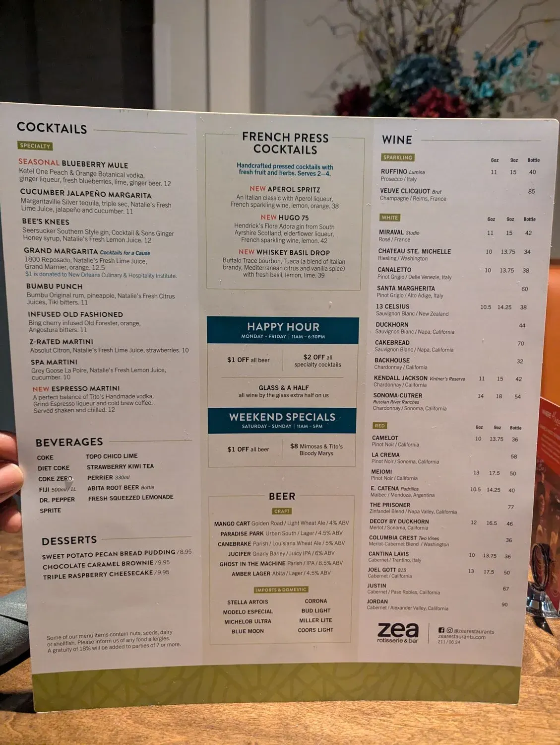 Menu 2