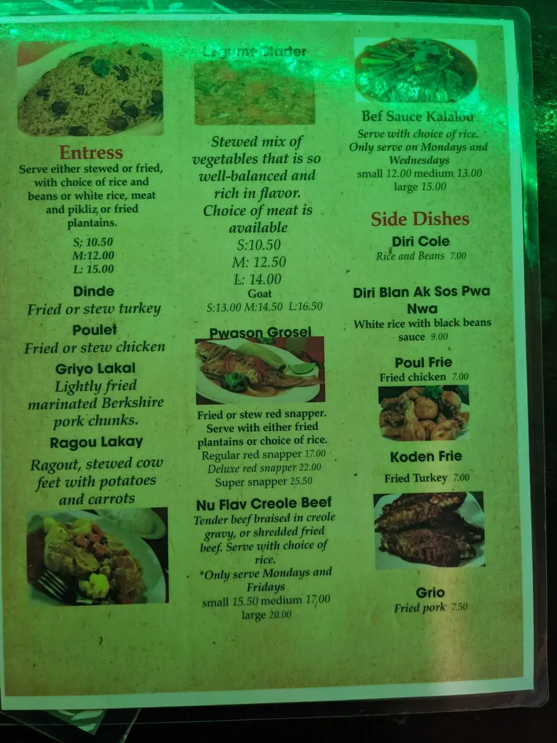 Menu 3