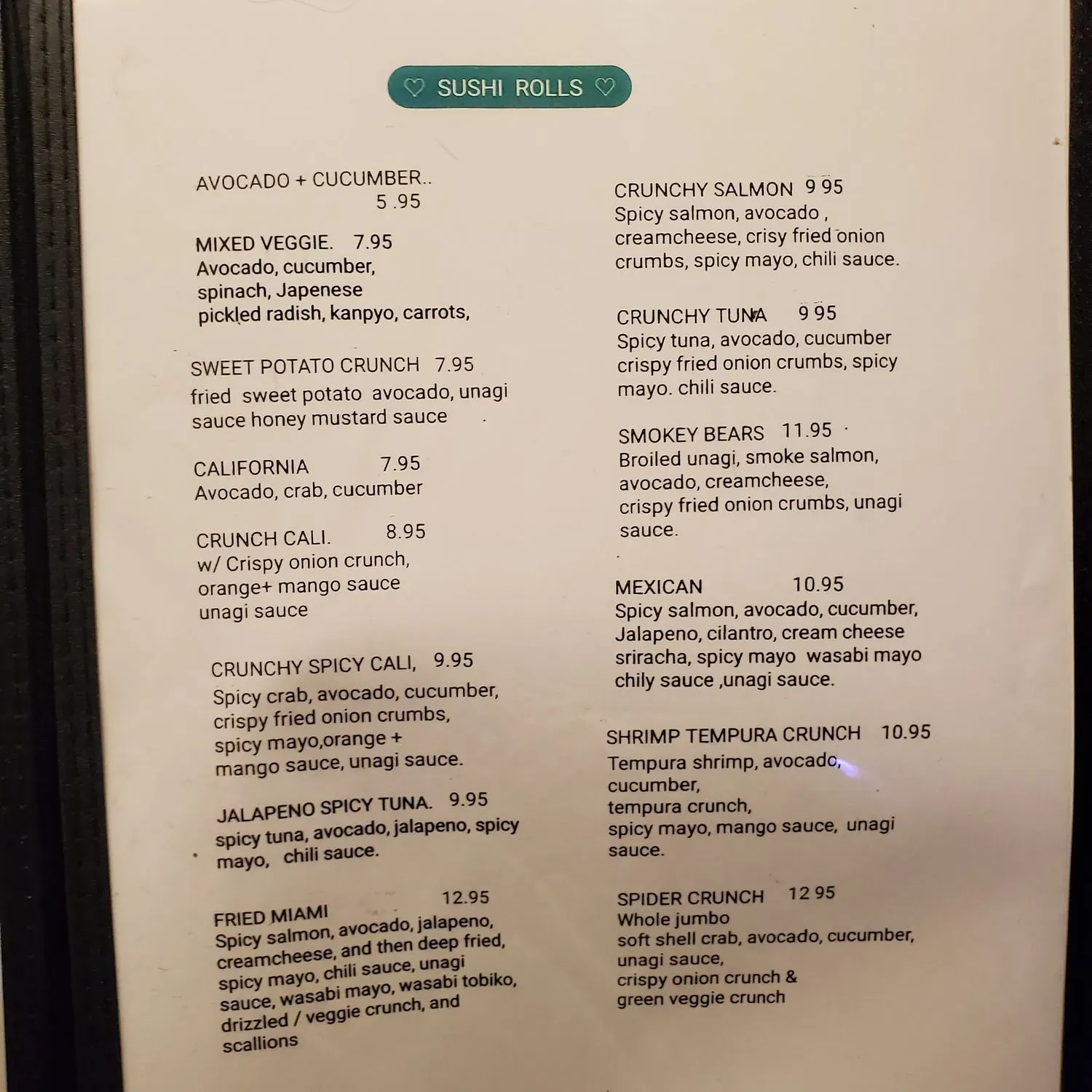 Menu 2