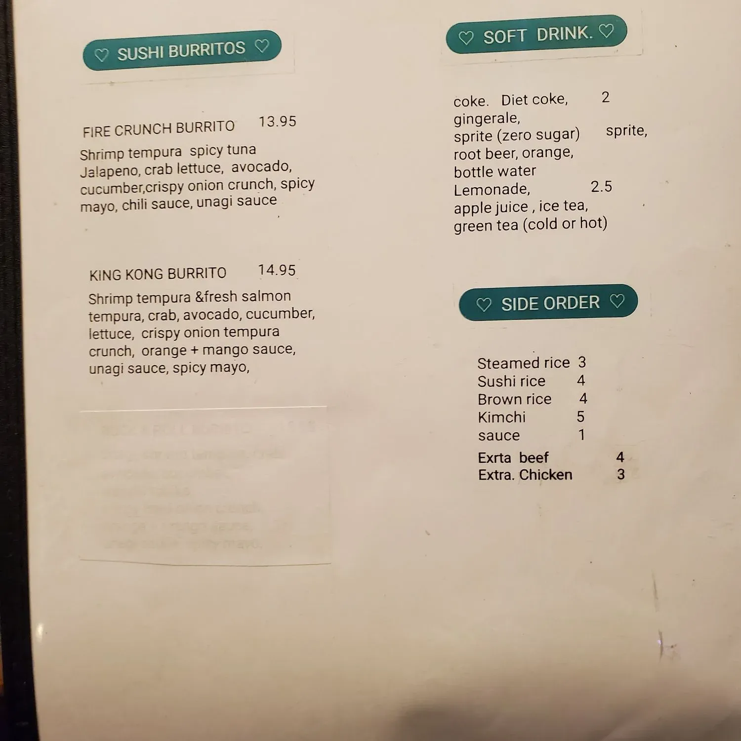 Menu 3