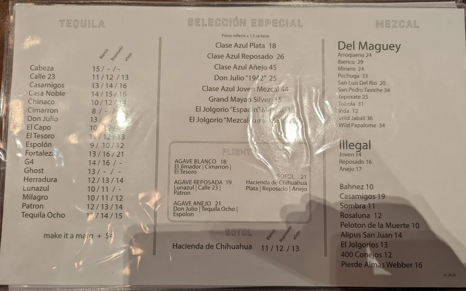 Menu 3