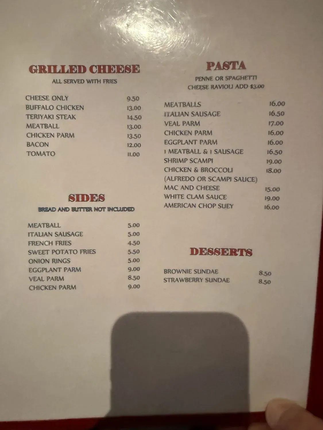 Menu 5