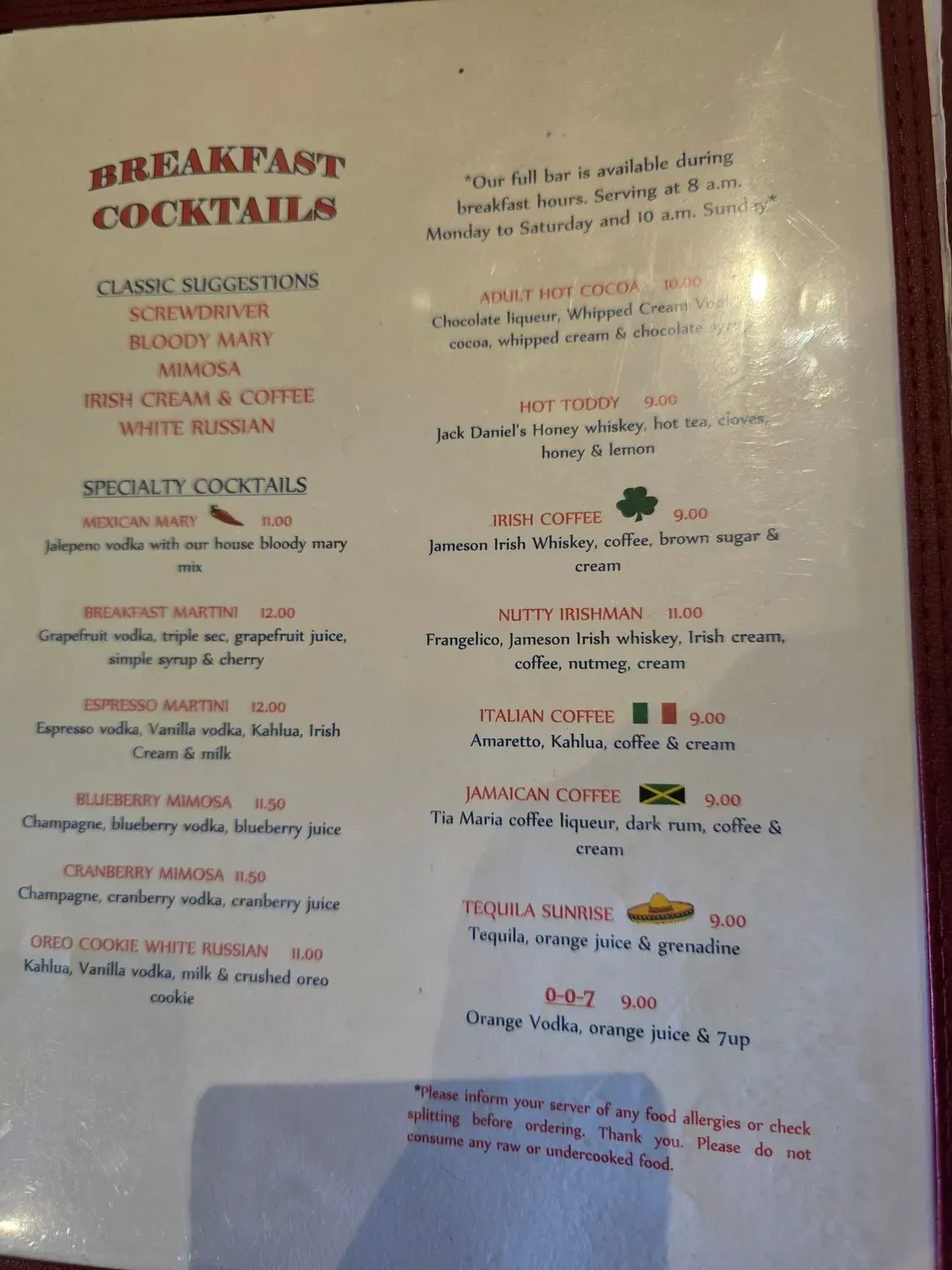 Menu 4