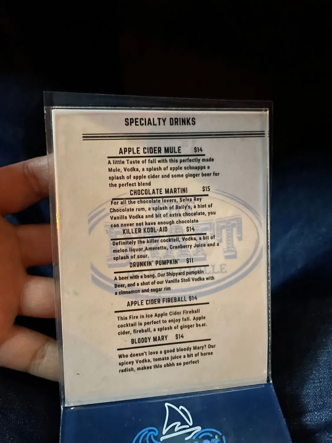 The Draft Bar and Grille Menu - Updated November 2025