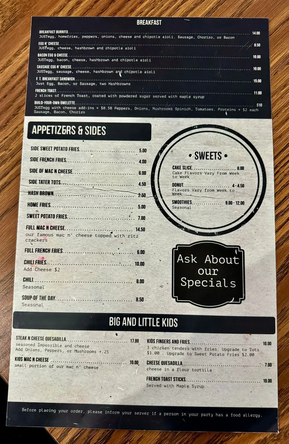 Menu 4