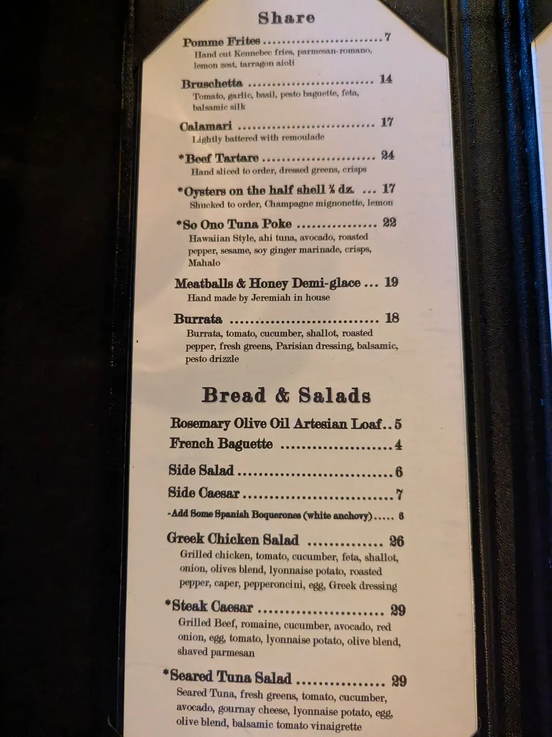 Menu 5