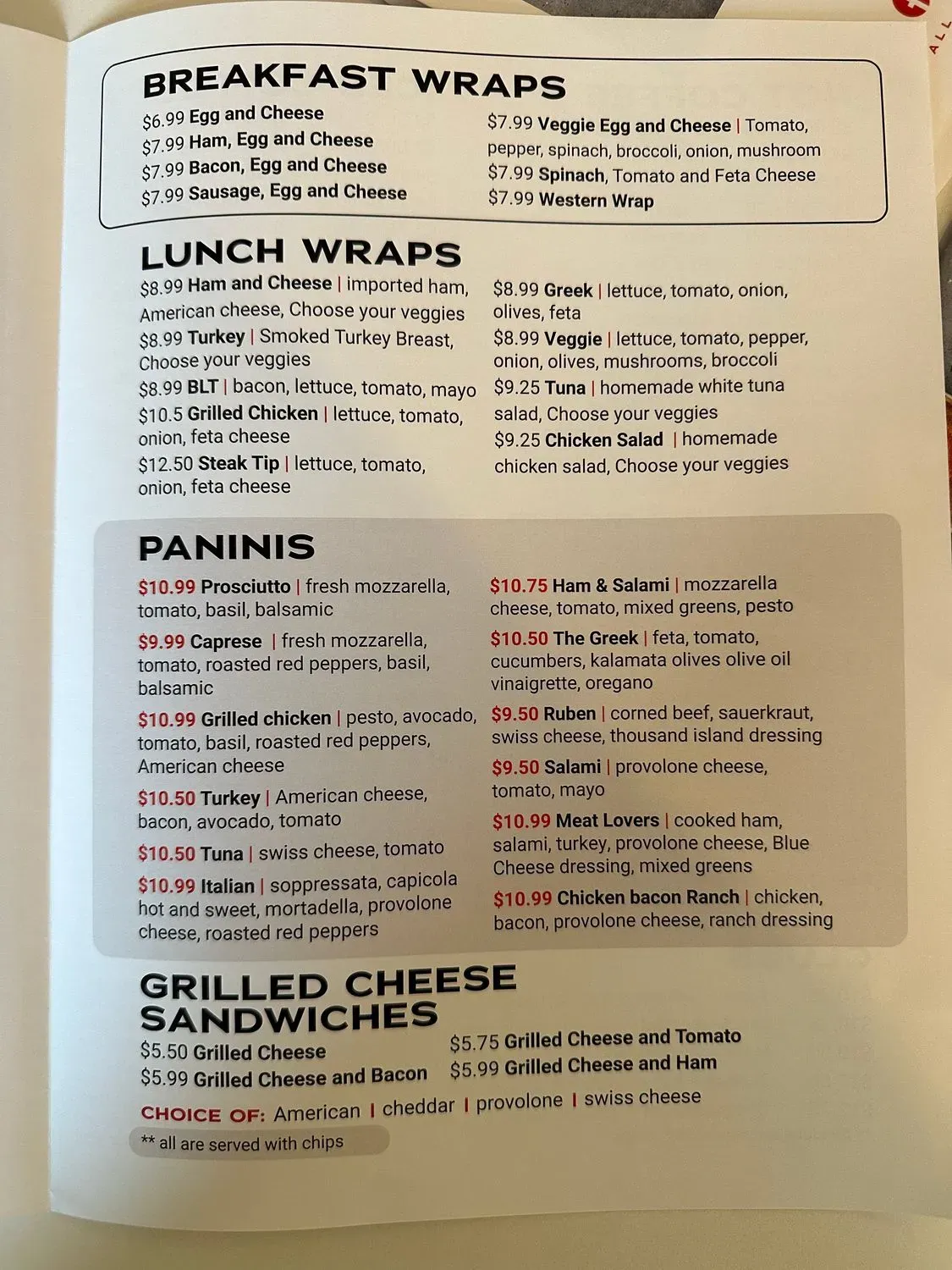 Menu 4