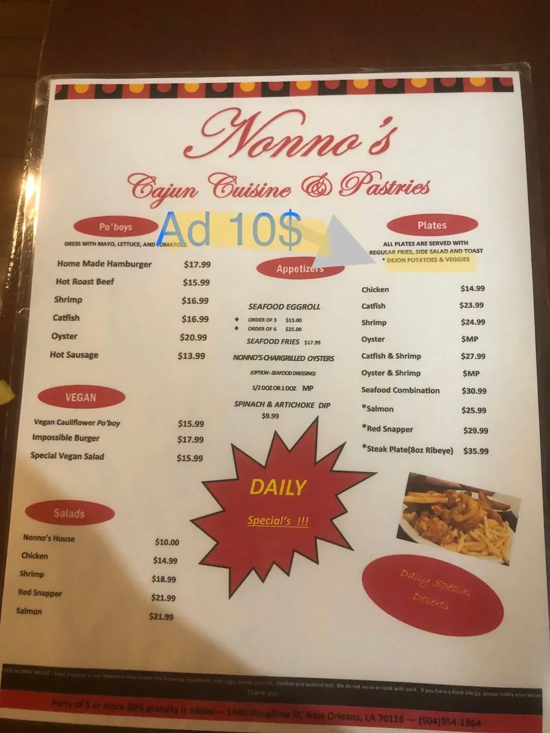 Menu 3