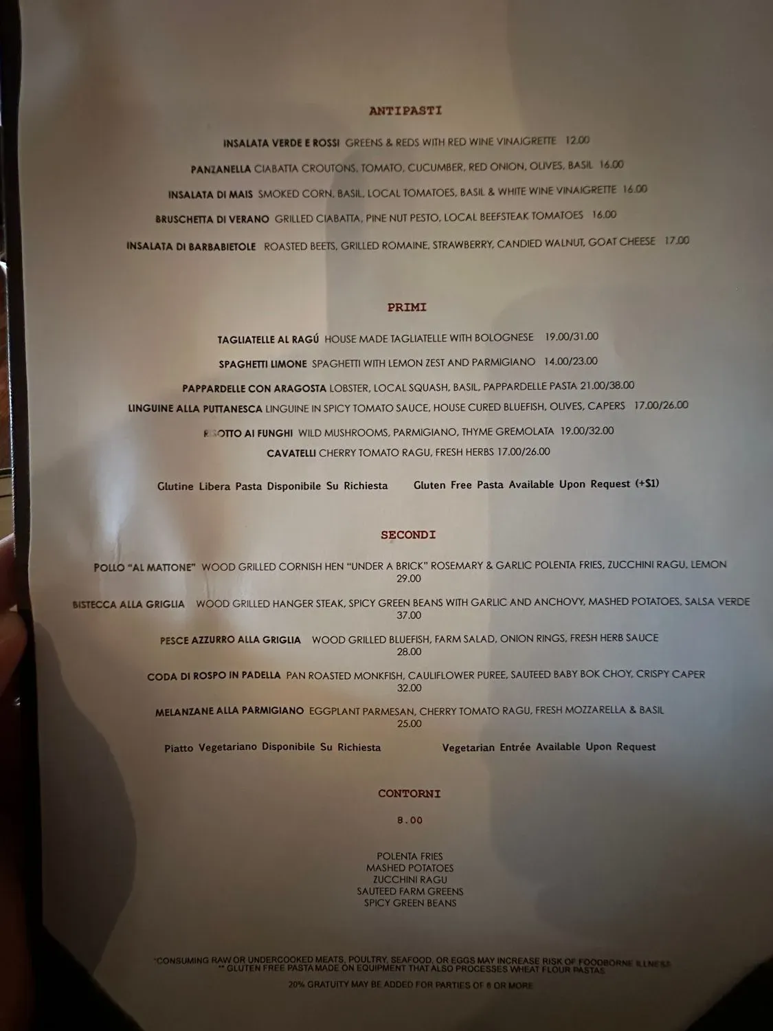 Menu 2