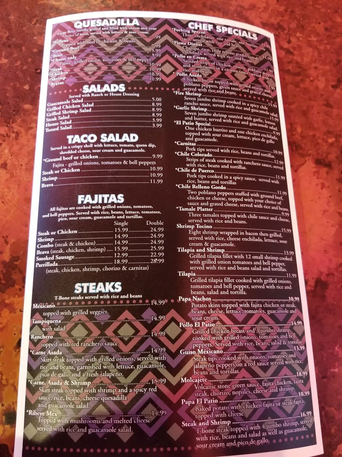 Menu 4