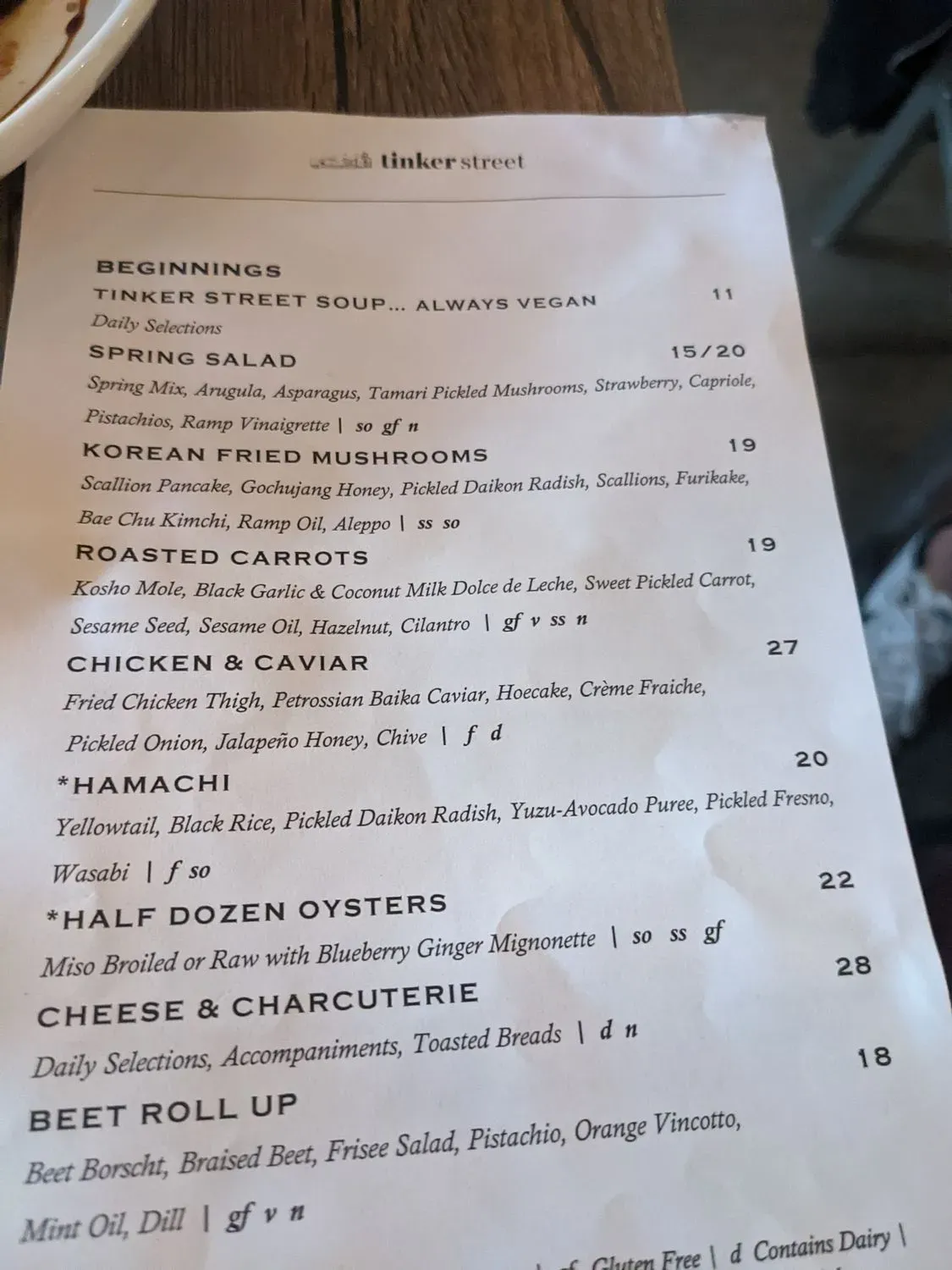 Menu 5