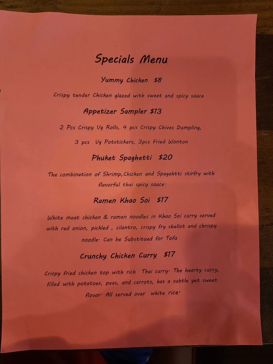 Menu 4