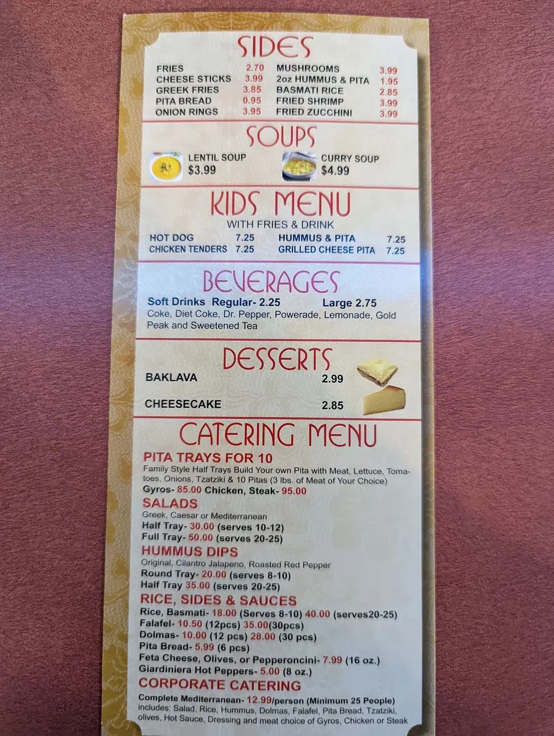 Menu 4