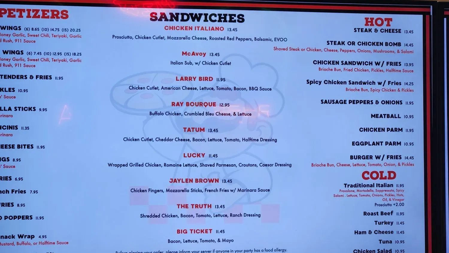 Menu 4