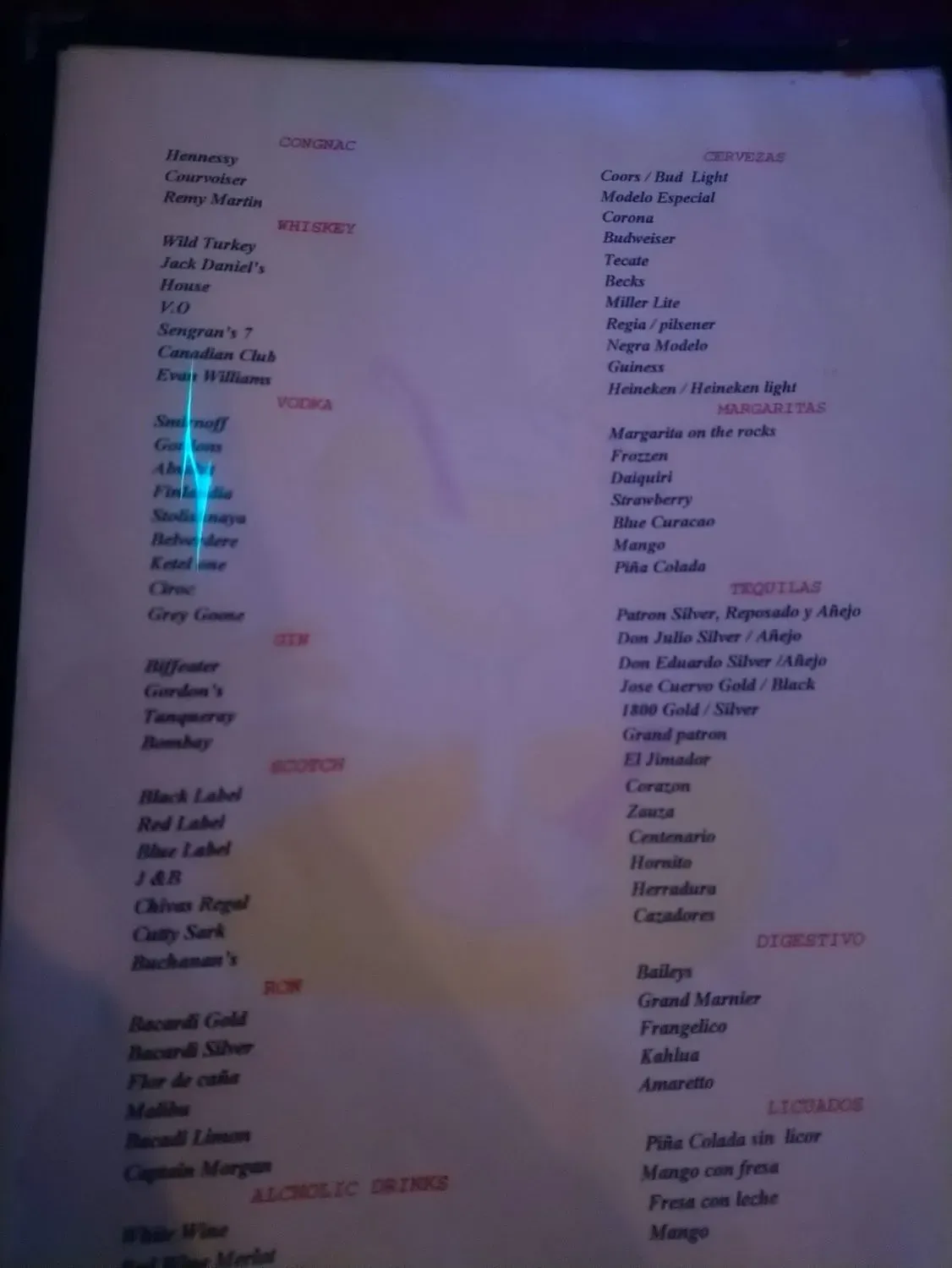 Menu 2