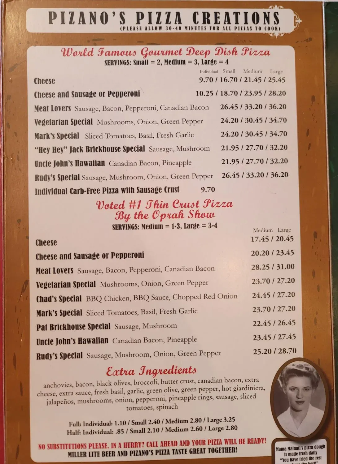 Menu 5