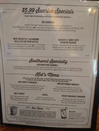 Menu 6