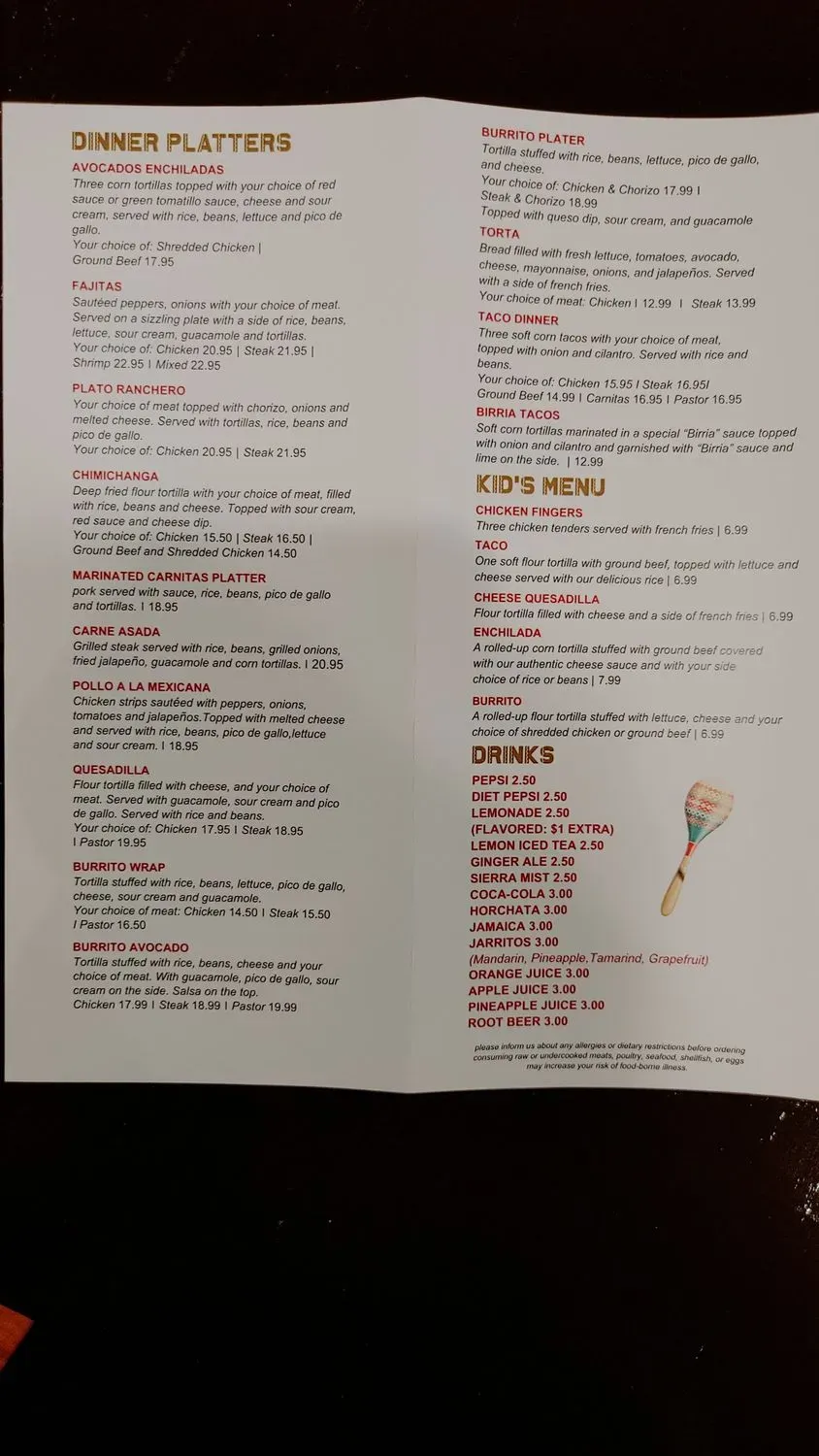 Menu 2