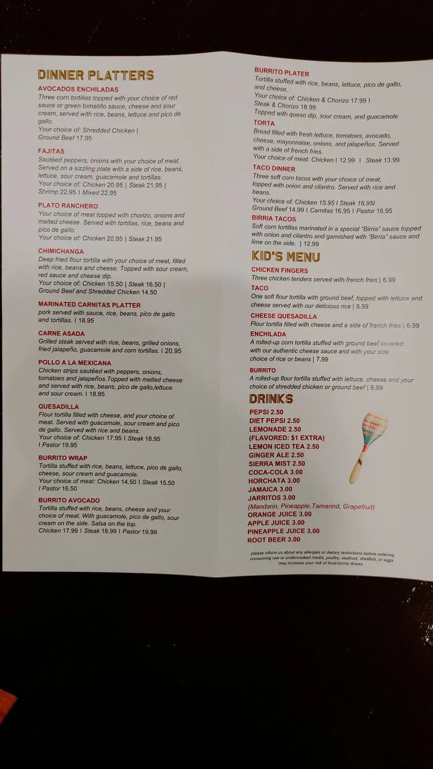 Menu 4