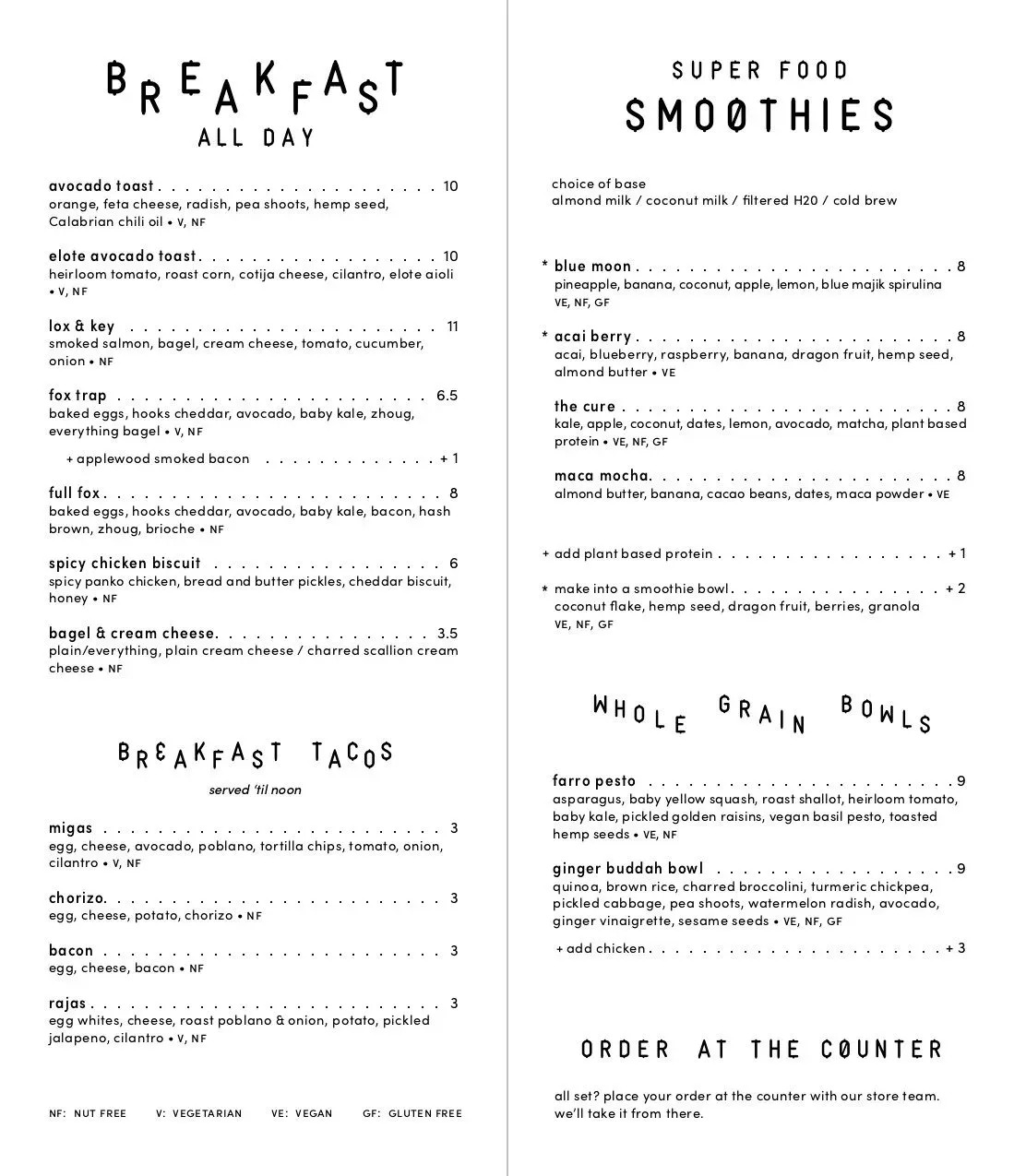 Menu 2