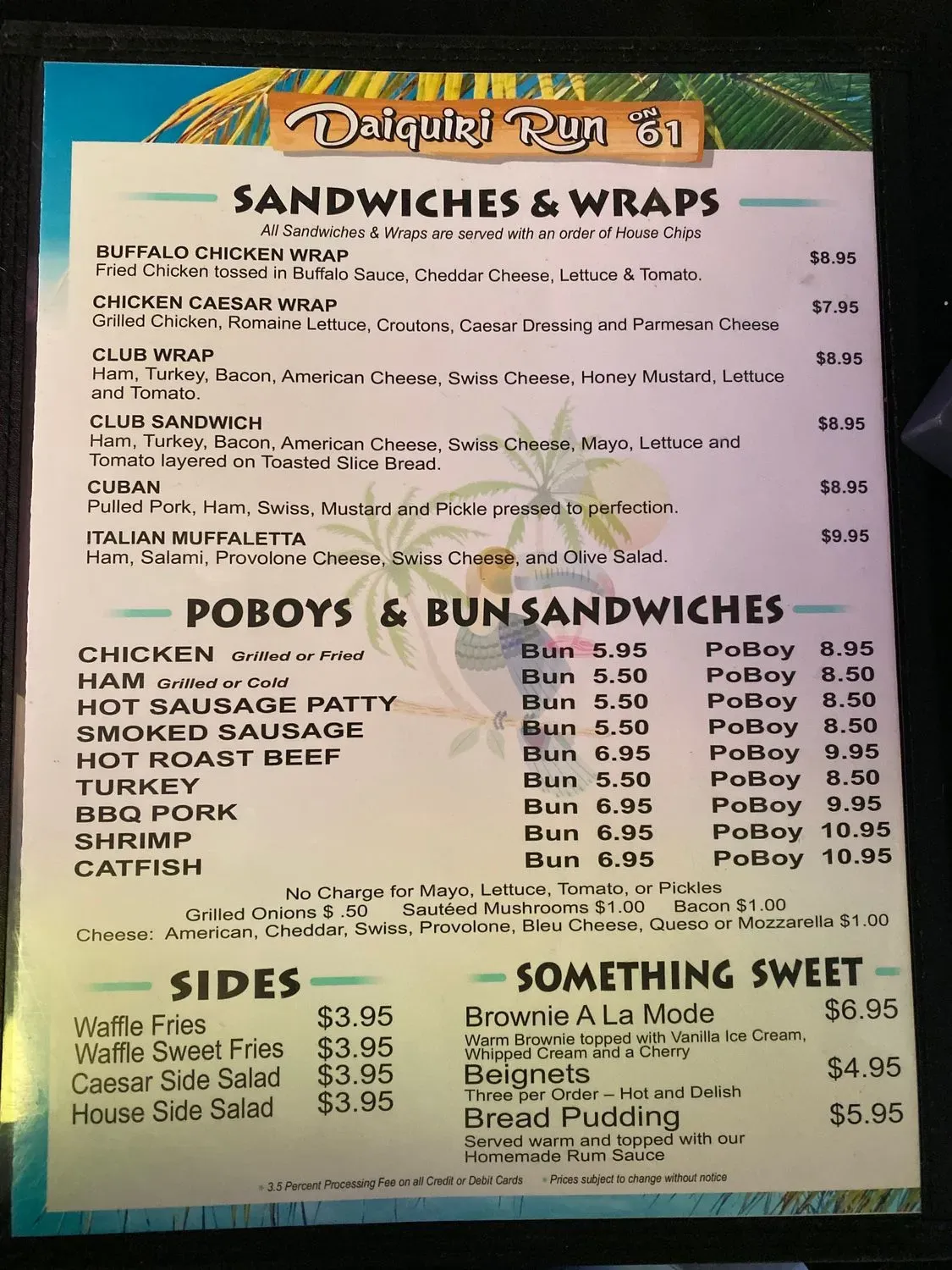 Menu 6