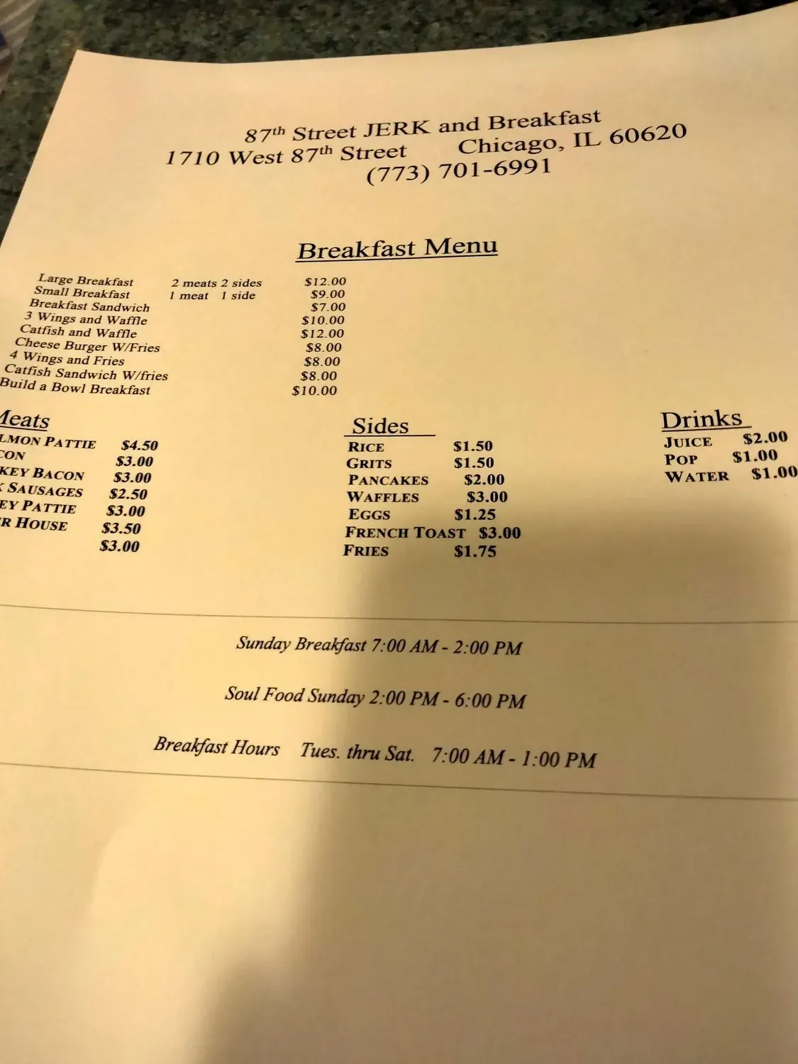 Menu 4