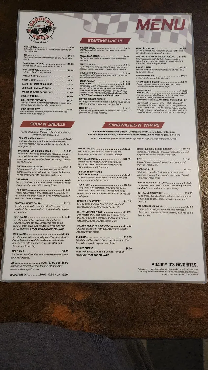 Menu 5