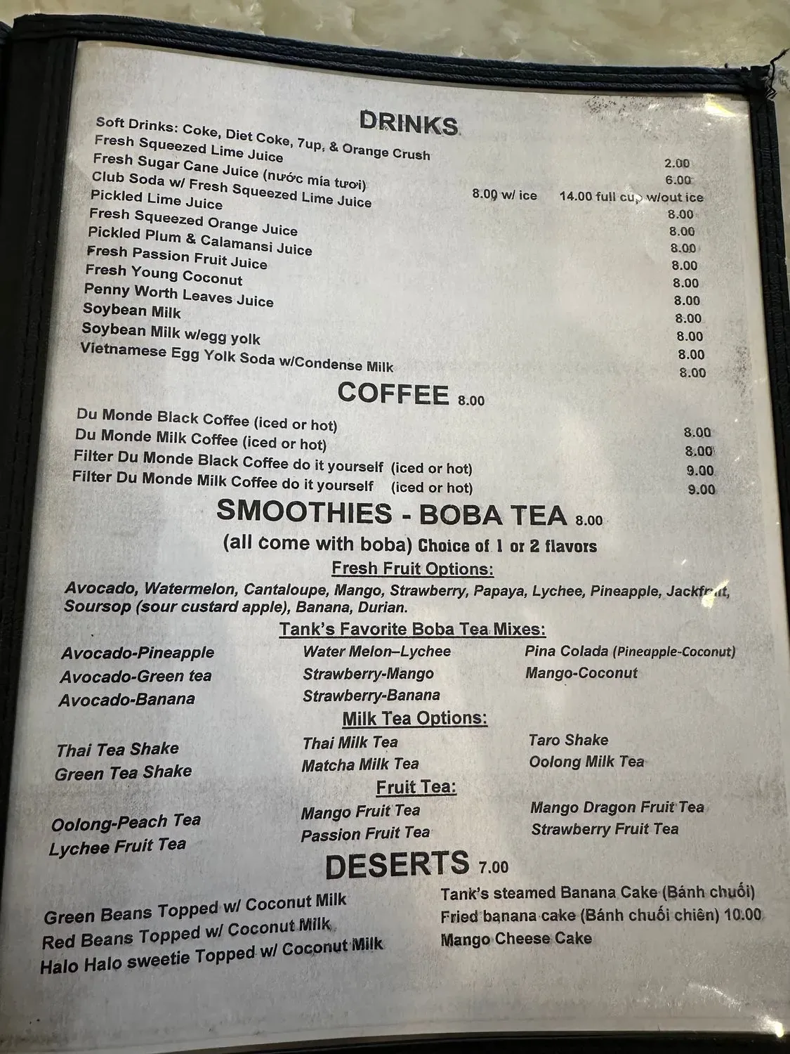 Menu 2