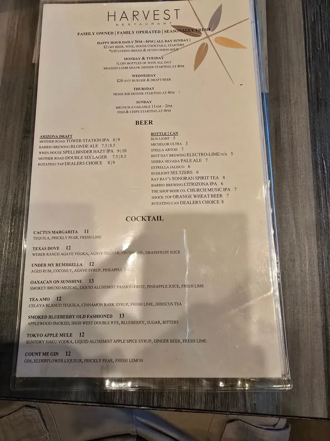 Menu 2