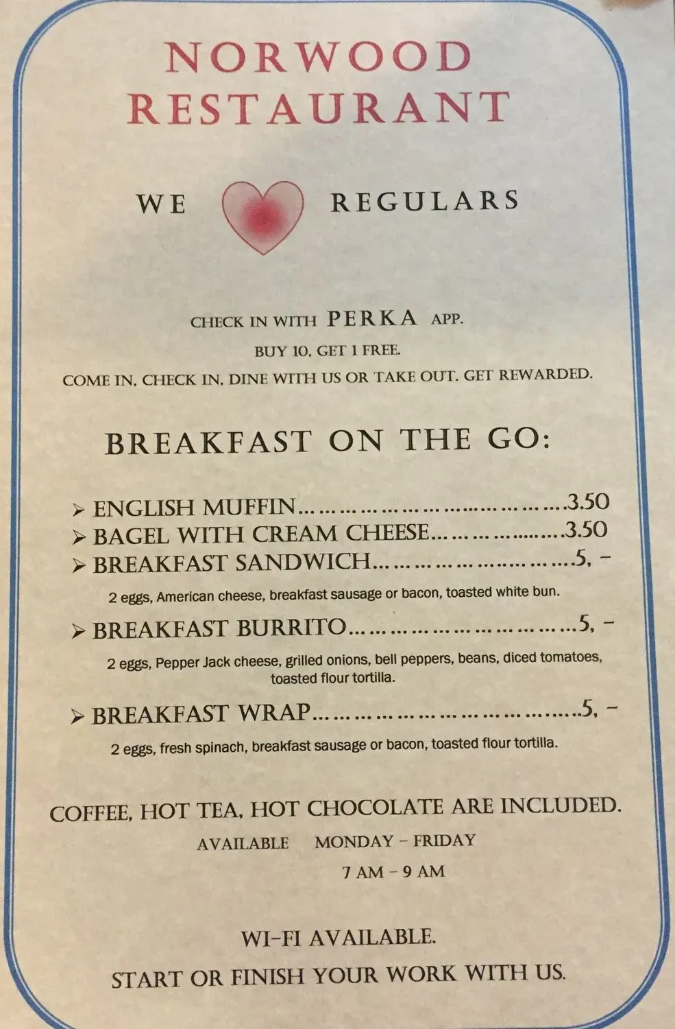 Menu 5