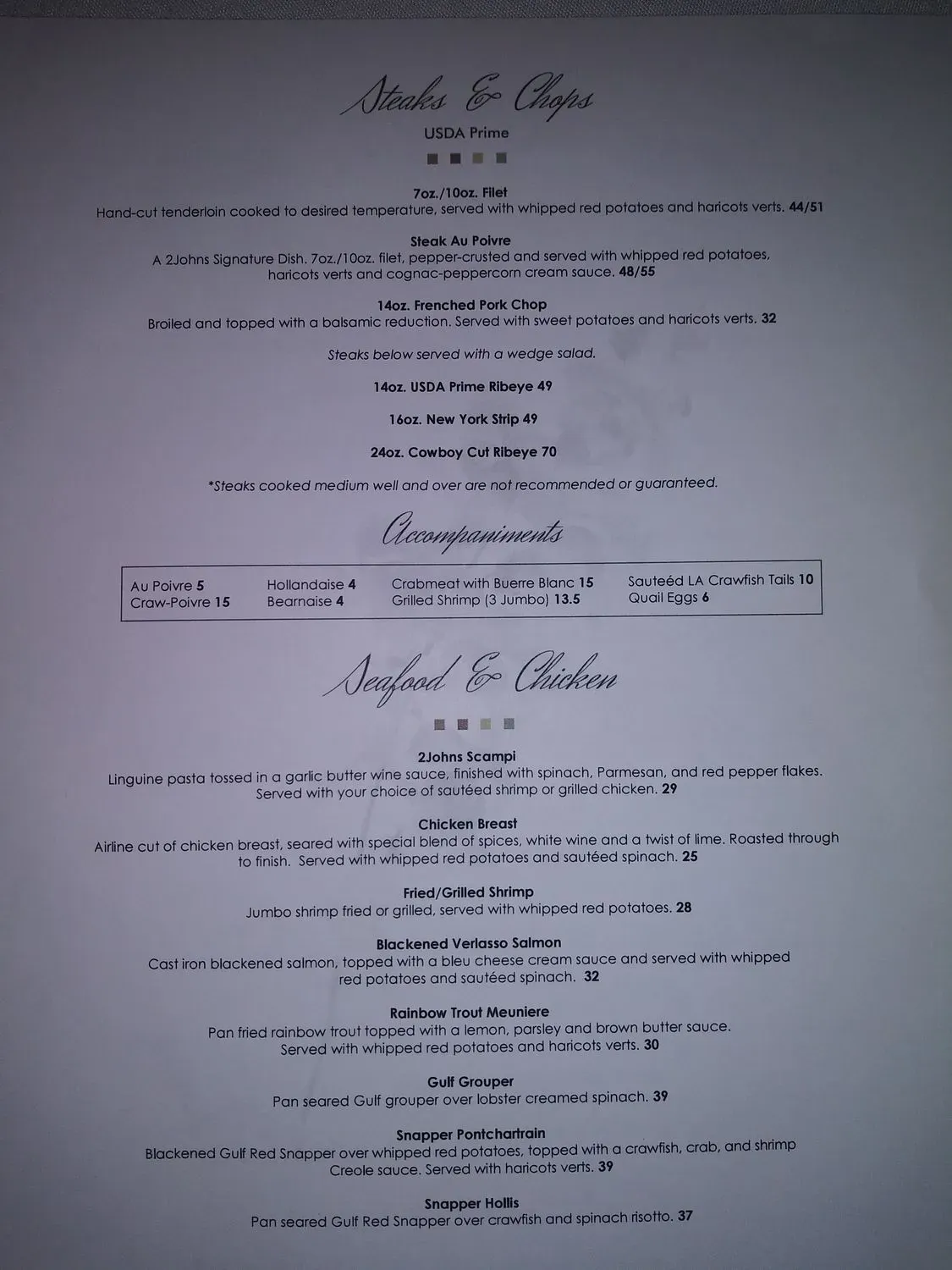 Menu 2