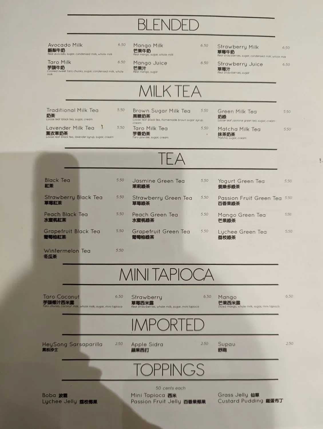 Menu 4