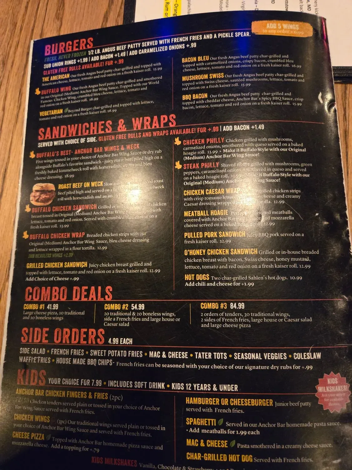 Menu 6