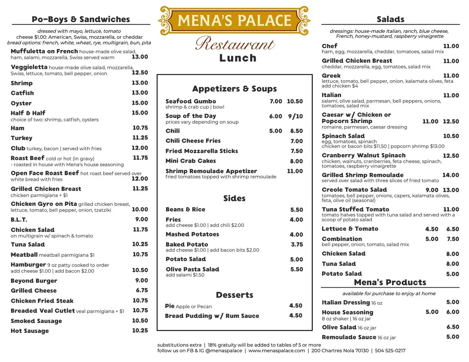 Menu 4