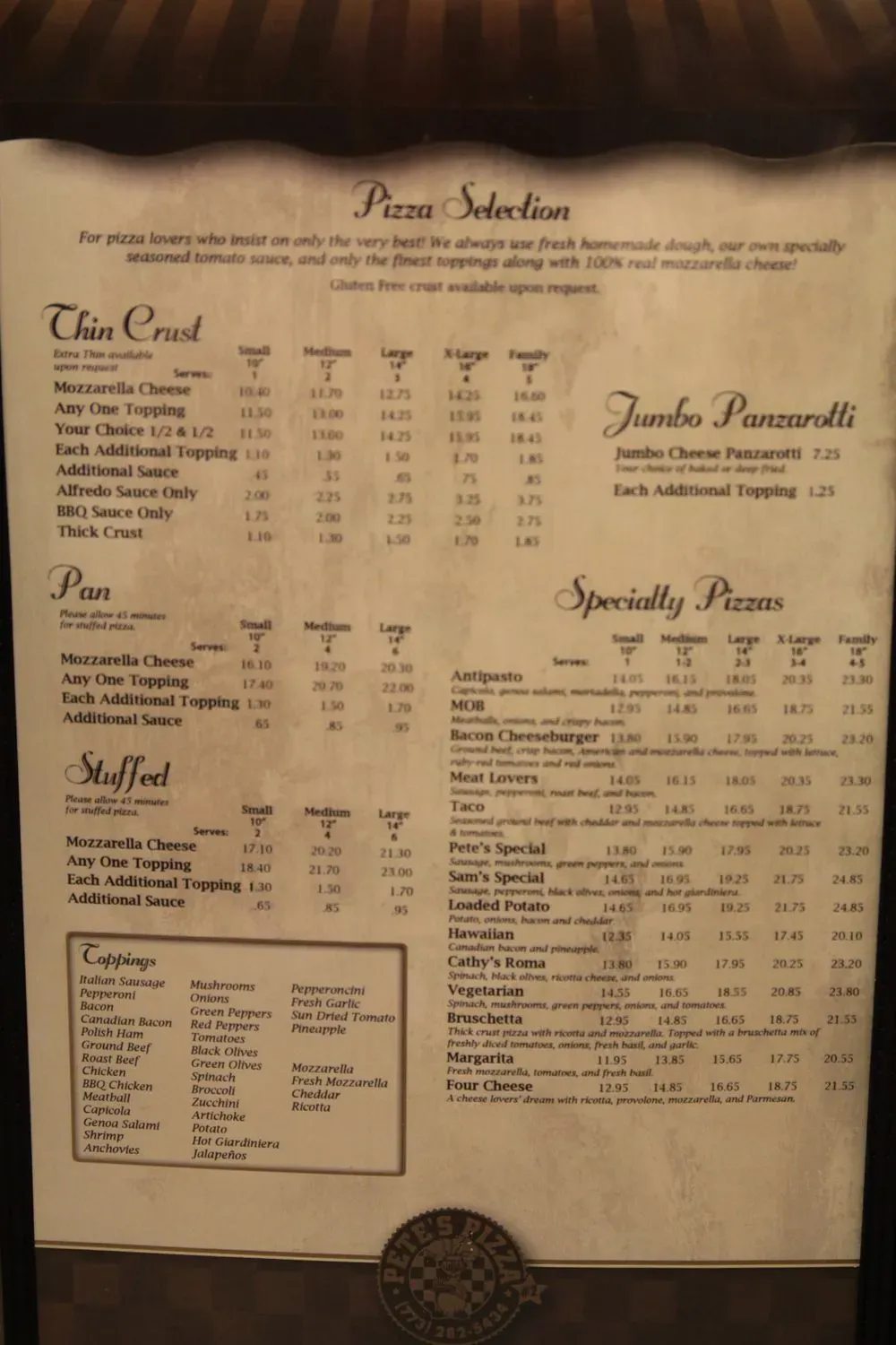 Menu 4