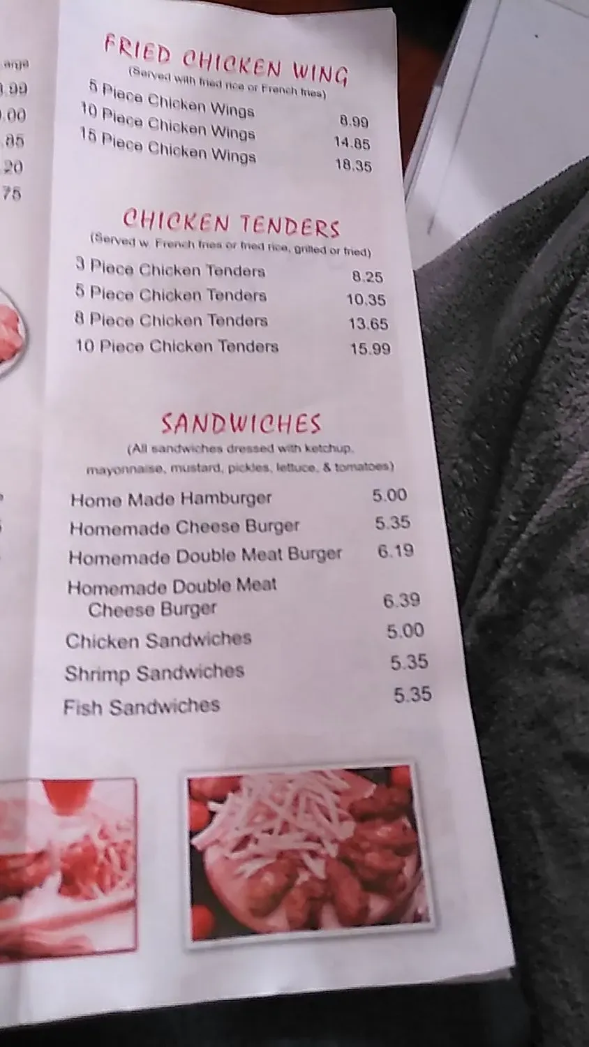 Menu 5