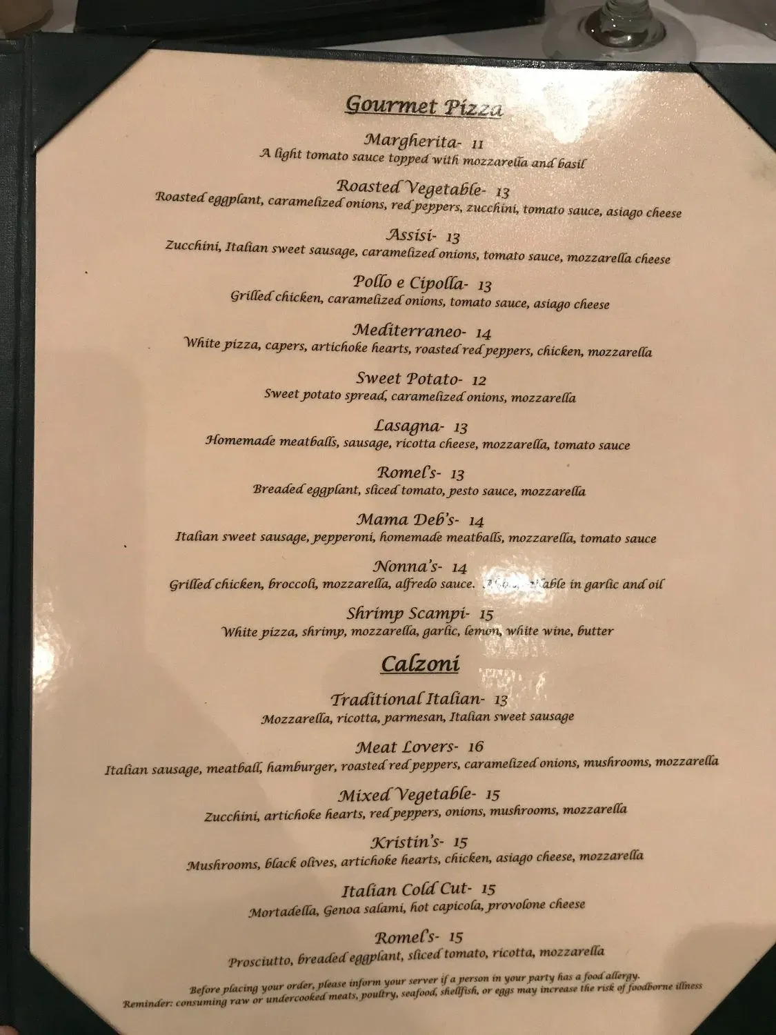 Menu 6