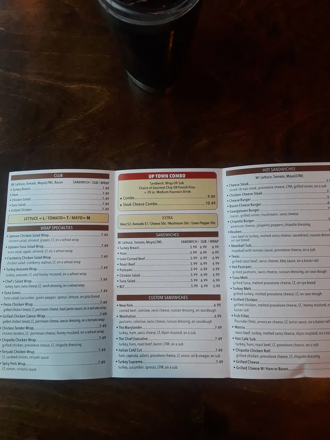 Menu 3