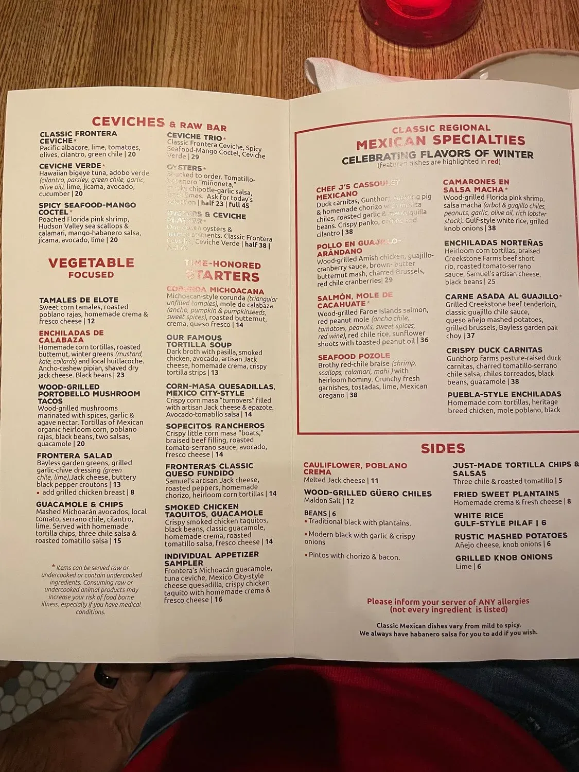 Menu 3