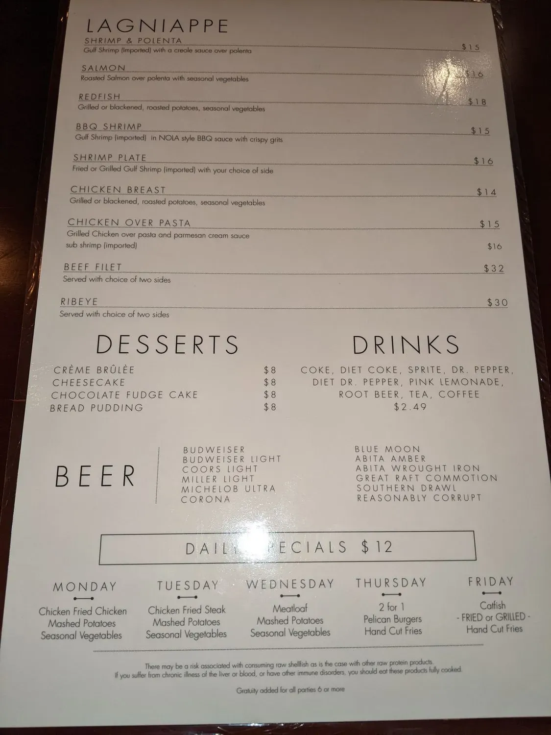 Menu 4